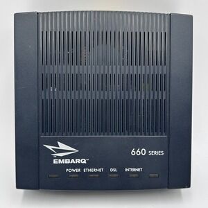 Tested & Works CenturyLink / Embarq‎ 660 Series DSL ADSL Modem No Power Supplies